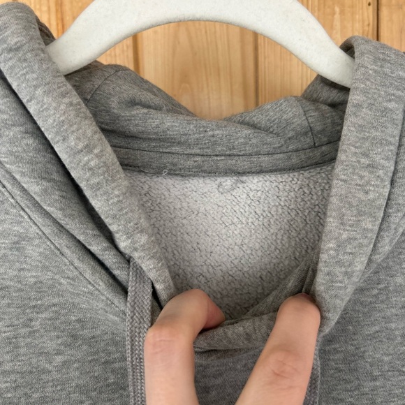 Men’s Nike Heather Gray Hoodie Size L - Picture 3 of 6